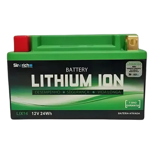 ◎LII◎ Bateria De Litio Kawasaki Zx10 + 14 Amperes 420ccas Arranque