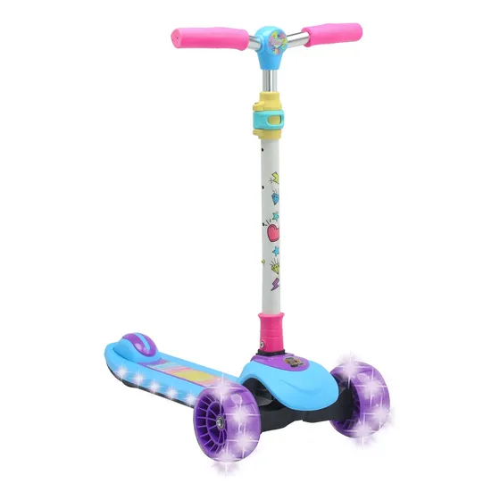 Apache Scooter Glam Con Luces Mágicas En Ruedas Y Plataforma Color Multicolor Glam Luces Magicas