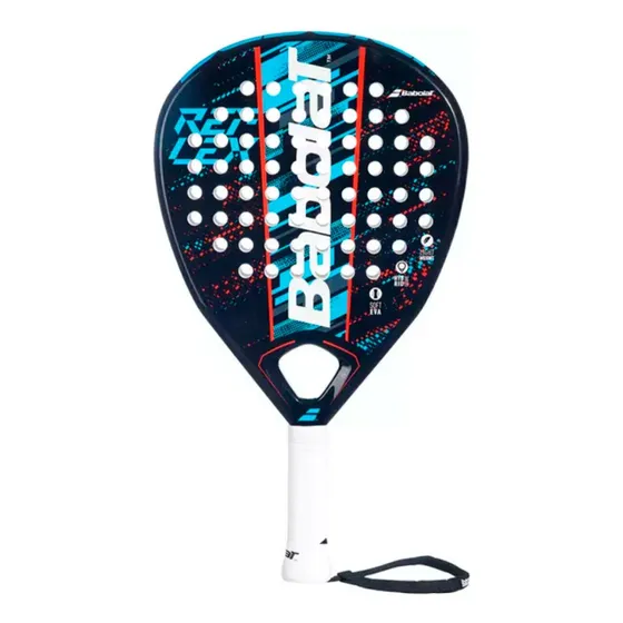 Babolat Reflex paleta de padel pala de potencia marco de carbono mas fibra de vidrio color azul
