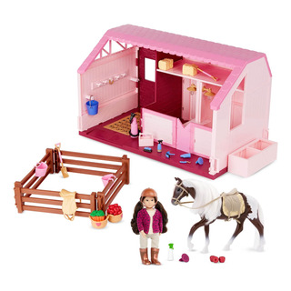 Set De Muñeca Philipa Caballo Y Establo Set De Muñeca Philipa Caballo Y Establo