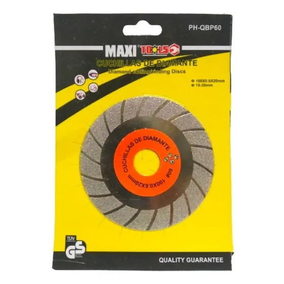 Disco De Corte De 4pulgadas N-60 Para Vidrio Maxi Tools