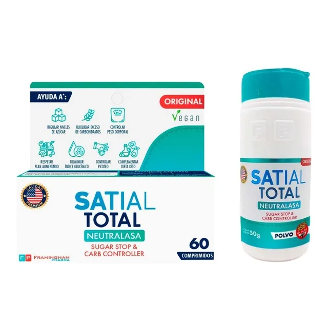 Pack Satial Total Polvo + Satial Total 60comp Super Oferta!