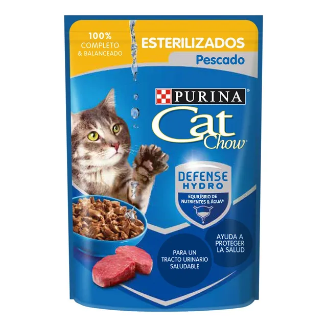 Sachet Cat Chow Esterilizado Pescado 85 Gr