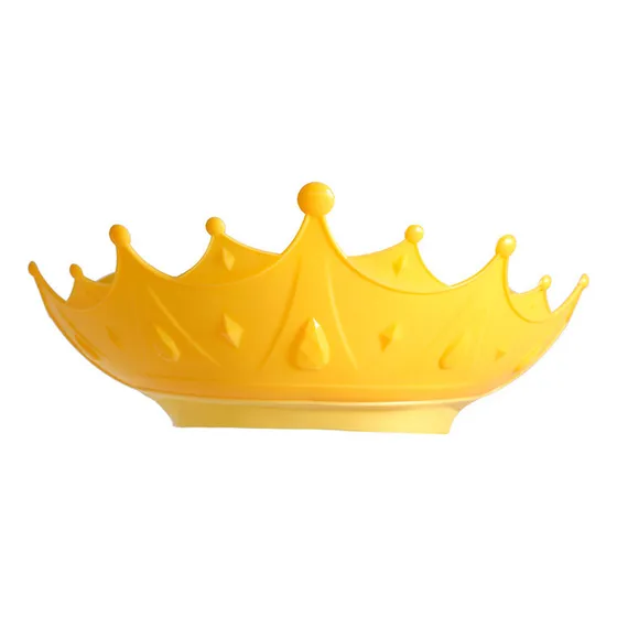 Gorro De Ducha Corona Protege Ojos Gadnic Para Bebés Y Niños Color Amarillo