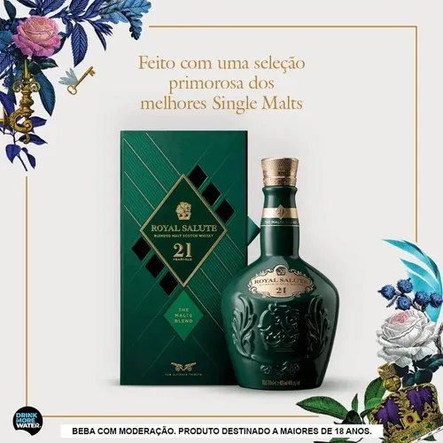 Whisky Royal Salute 21 anos The Signature Blend Escocês - 700 ml