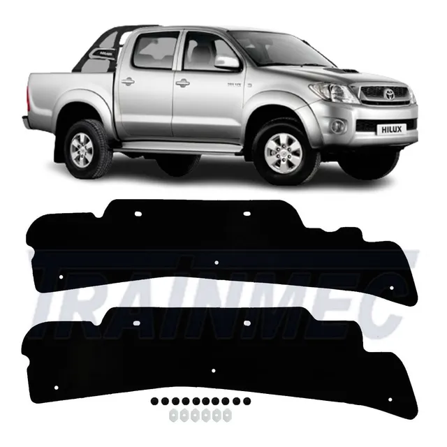 Borrachas De Proteção Interna Paralama Traseiro Hilux