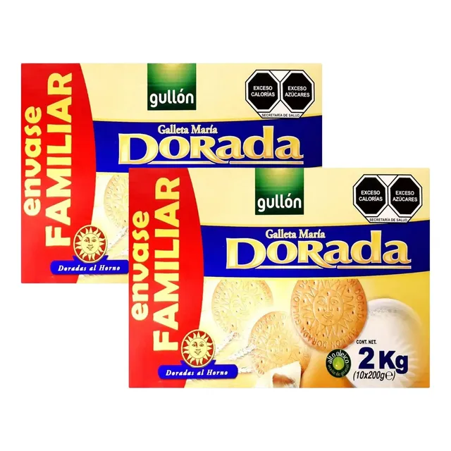 Galletas María Doradas Gullón 2 Pack De 2 Kg Cu