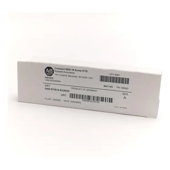 Allen Bradley 5069-rtb18-screw Compact I/o 18-pin Termin Sst