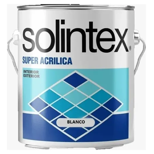 Galón Pintura Súper Acrílica Solintex Blanca
