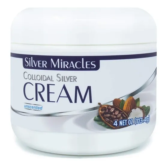 Crema Plateada Coloidal Piel Seca Enrojecimiento Picazon