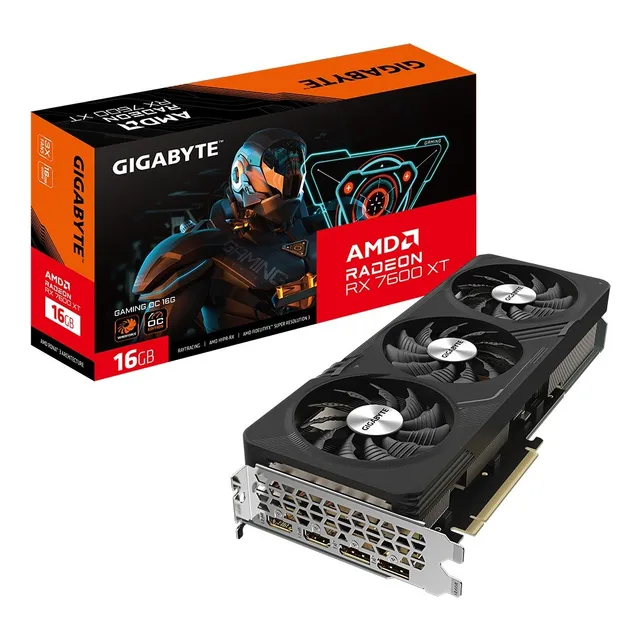 Tarjeta De Video Gigabyte Amd Radeon Rx7600 Xt Gaming Oc 16g