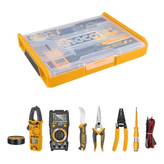 Set De 7 Herramientas Para Electricista Ingco Con Maleta