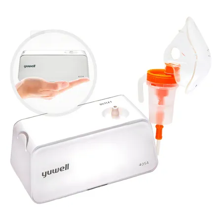 Nebulizador Portátil Adulto Niño Asma Compresor - Topmedic Color Blanco