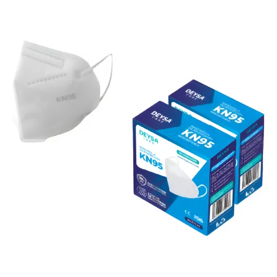 Mascarillas Kn95, 5 Capas, 10 Un,  2 Cajas (20un)