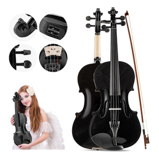 Violín Eléctrico Para Principiantes 4/4 Con Altavoz Y Bolsa Violín Eléctrico Para Principiantes 4/4 Con Altavoz Y Bolsa