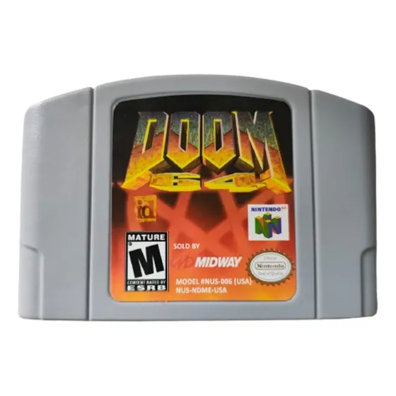 Doom 64 Nintendo 64 Cartucho Fita