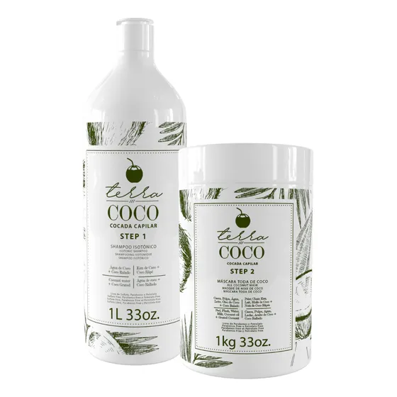 Combo Shampoo Isotônico E Máscara Toda De Coco - Terra Coco