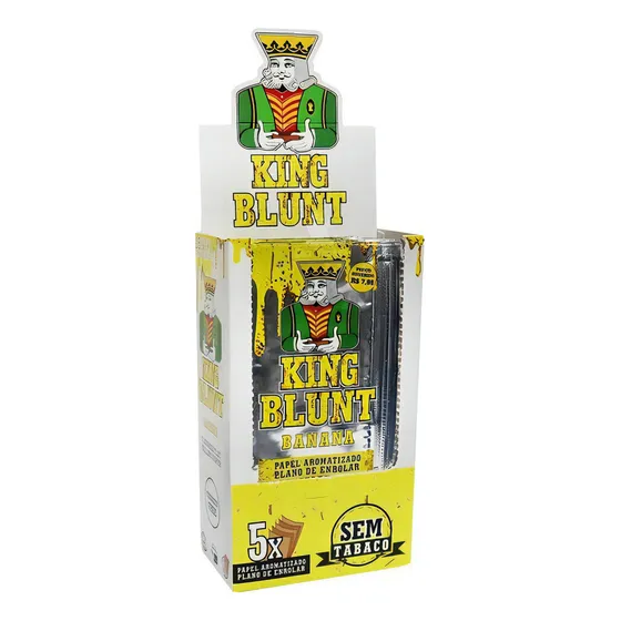 Caixa De King Blunt - Banana