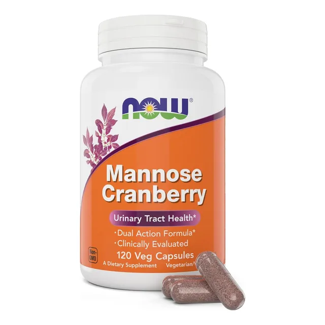 D Mannose Y Cranberry 120 Caps Now De Eeuu Salud Urinaria Sin Sabor