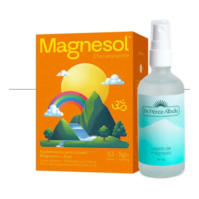 Magnesol Naranja + Loción De Magnesio