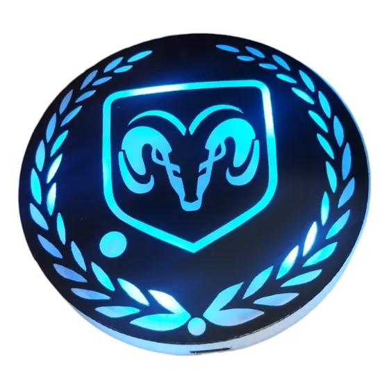 Porta Vasos Para Auto Luz Led Multicolor Dodge