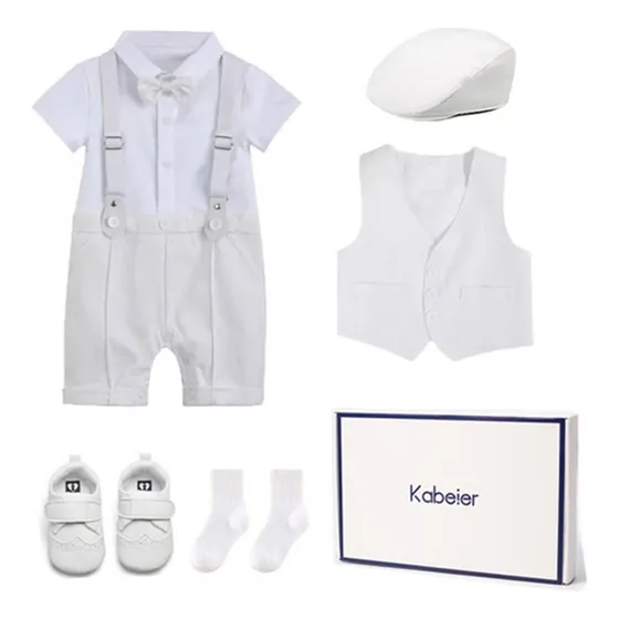 \ Para Set De Bautizo Para Bebés De Un Año, Estilo Caballero