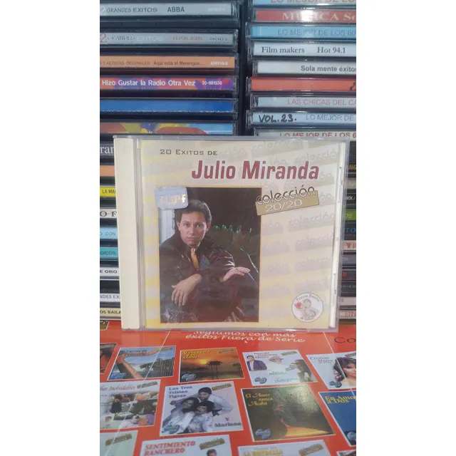 Julio Miranda 20 Grandes Exitos Cd Original