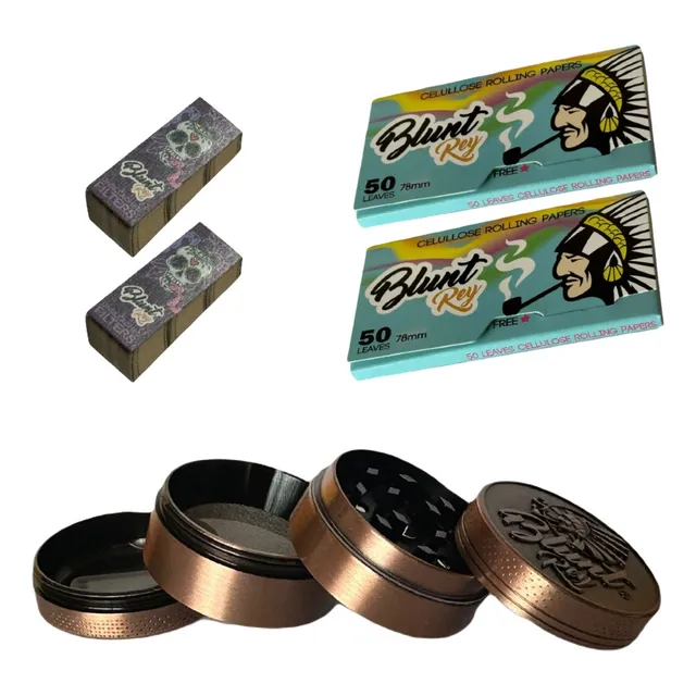 Kit Picador De Metal Blunt Rey + Celulosa X2 + Tip X2
