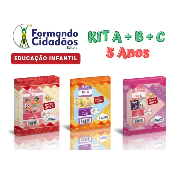 Formando Cidadãos - 5 Anos - Kit A + B + C - Educação Infantil