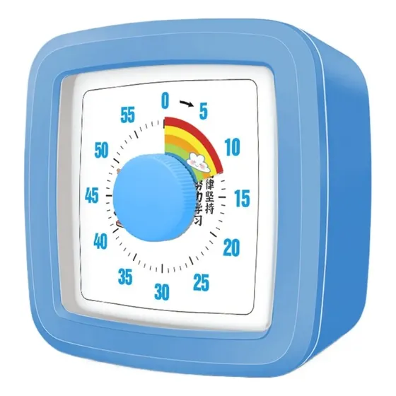 Timer visual infantil de 60 minutos, silencioso