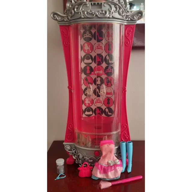 Playset Guarda Roupa Motorizado Glitterizer E Acessórios