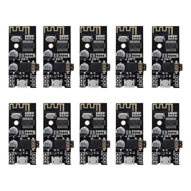 10 Pzas Bluetooth 5.0 Amplificador Mh-mx8 Mp3