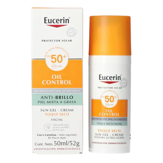 Eucerin Oil Control Gel-crema Anti-brillo 50ml Spf50 