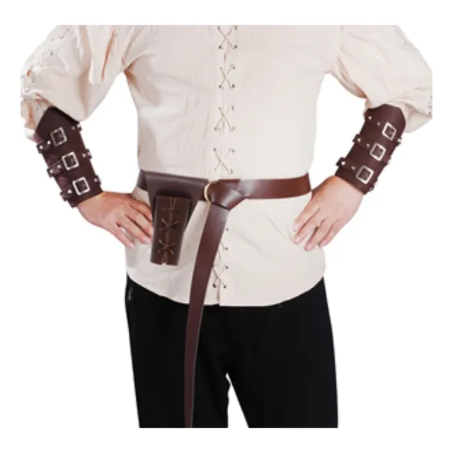 Cinturon Marron Porta Espada Medieval