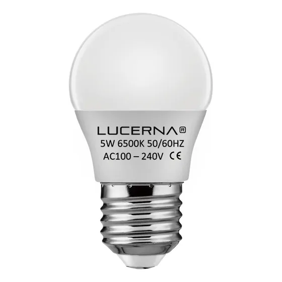 Bombillo led Bulbo 5w 6500k Luz Fria 450lm Rosca E27 G45
