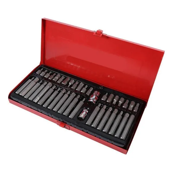 Set Kit Juego Puntas Corto Largo Torx Allen Imbus 40 Piezas
