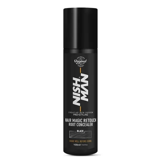 Nishman Magic Retouch Corrector De Canas Negro 100ml