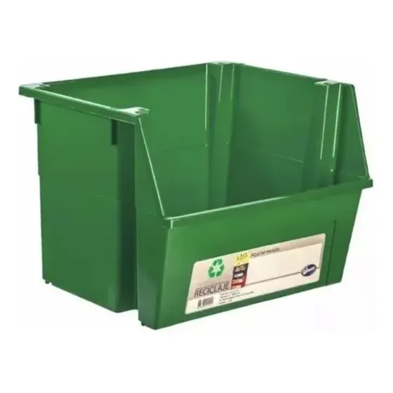 Contenedores De Reciclajes Colores Color Verde