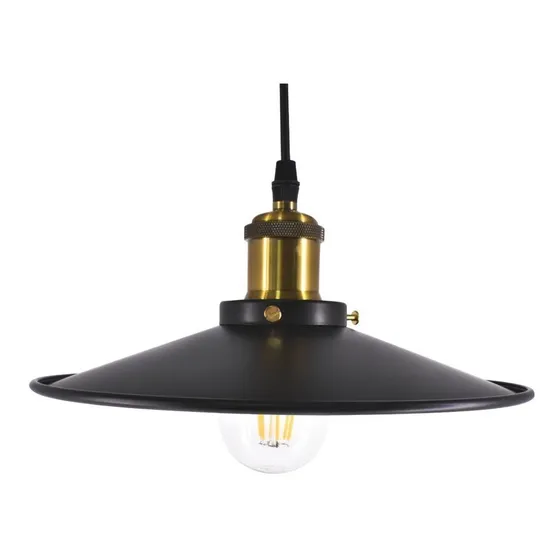 Lampara Colgar Vintage Metal Negra/dorada Lh2317