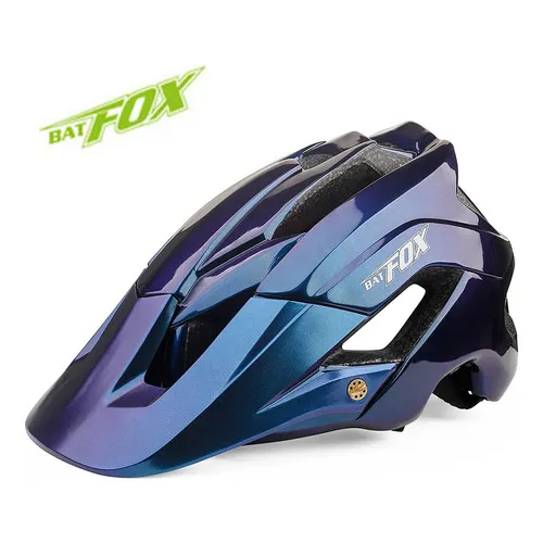 Casco De Ciclismo Btb Batfox Con Visera Exterior Color As Shown Talla M (56-62cm)