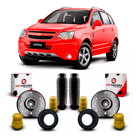 Par Kit Coxim Rolamento Batente Coifa Do Amortecedor Dianteiro Traseiro Gm Captiva 2009 2010 2011 2012 2013 2014 2015/.. Par Kit Coxim Rolamento Batente Coifa Do Amortecedor Dianteiro Traseiro Gm Captiva 2009 2010 2011 2012 2013 2014 2015/..
