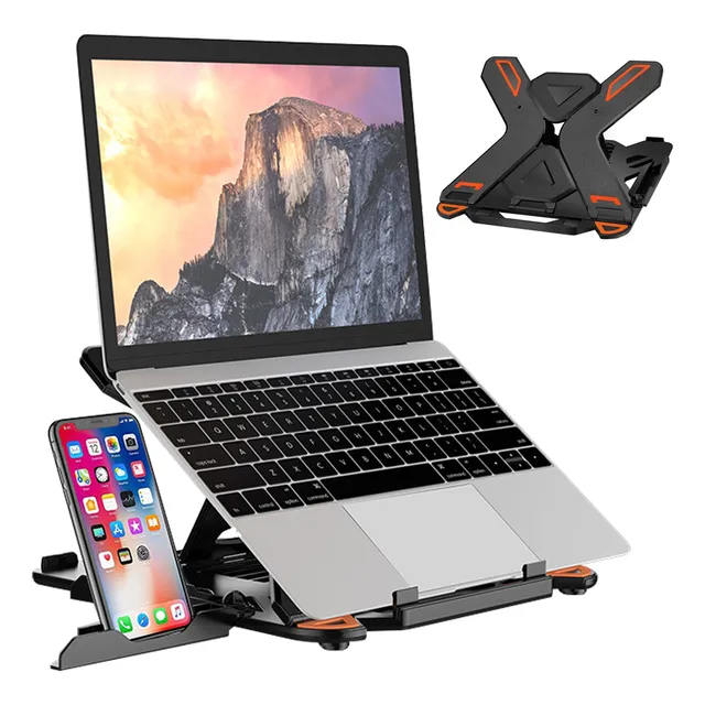 Soporte Giratorio Para Portátil Y Teléfono Celular