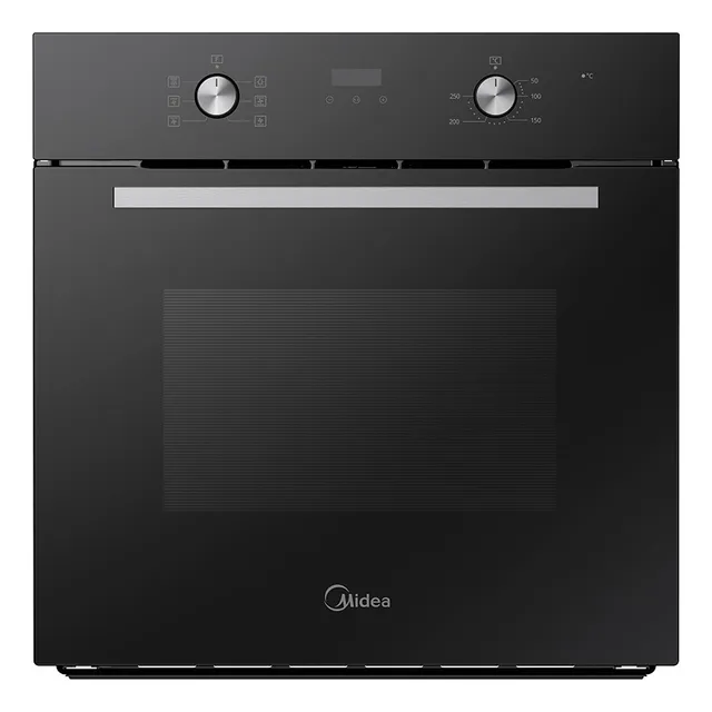 Horno Empotrable 68l Con Grill 60cm Midea Mbogtd2-a60ecbk Color Gris