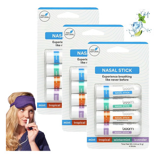 Nasal Stick, Nose Inhaler Stick Boost Energy Set, Boom Boom Nasal Stick, Nose Inhaler Stick Boost Energy Set, Boom Boom