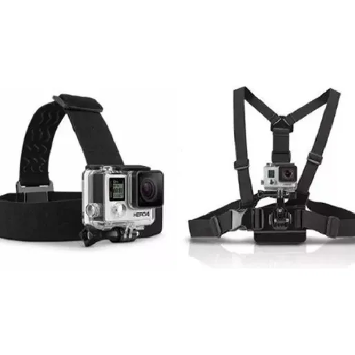 Arnes Pecho Pechera + Vincha Compatible Gopro Con Bolsa