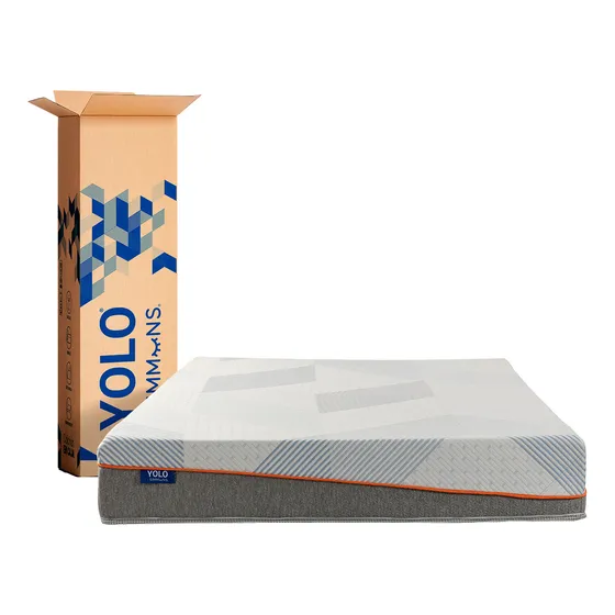 Colchon Simmons en caja 190x140cm color blanco