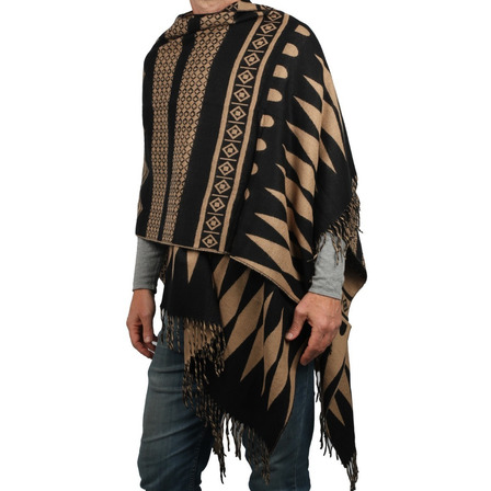 Ruana Poncho Mantón Hombre Étnico Guarda Pampa Ruana Poncho Mantón Hombre Étnico Guarda Pampa