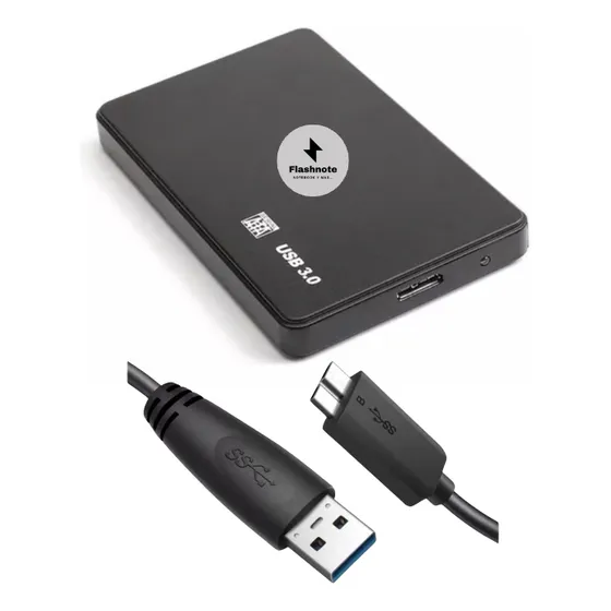 Disco Duro Externo Almacenamiento Externo Notebook 1tb Hdd Usb 3.0 Para Ps4 Ps3 Ps2 Macbook Xbox Nintendo Color Negro