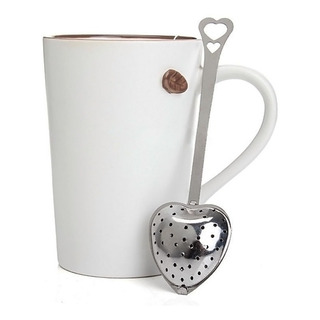 10 Infusor De Te Corazon De Metal Con Palo Inox #51 10 Infusor De Te Corazon De Metal Con Palo Inox #51