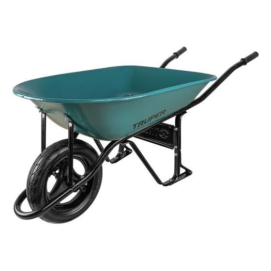 2 Pzas Carretilla 5 Ft3, Llanta Imponchable Truper 10079